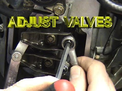 briggs and stratton v twin valve adjustment